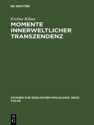 cover image of Momente innerweltlicher Transzendenz